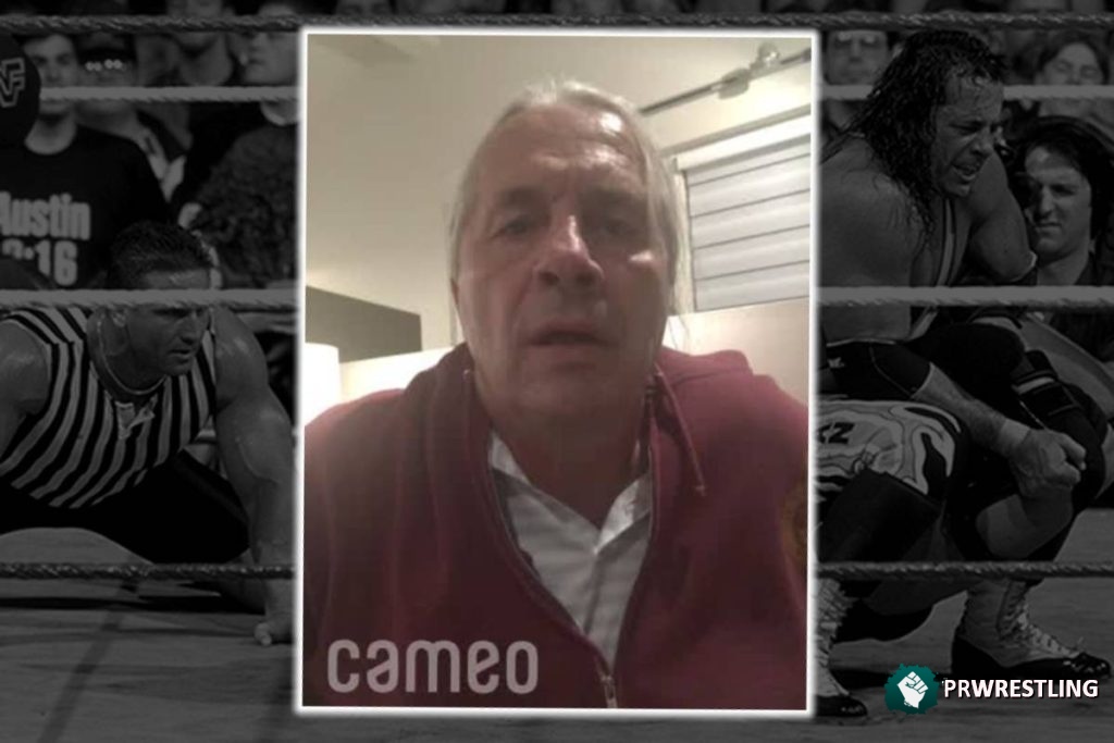 Bret Hart es el luchador que más dinero ha generado en Cameo
