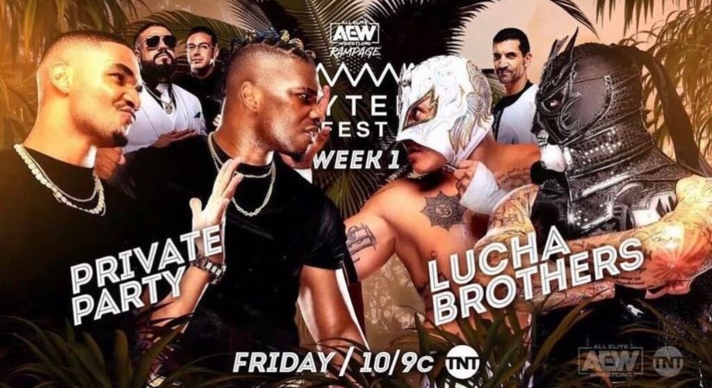 Grabaciones AEW Rampage Fyter Fest para el 7/15 – Lucha Bros vs Private Party