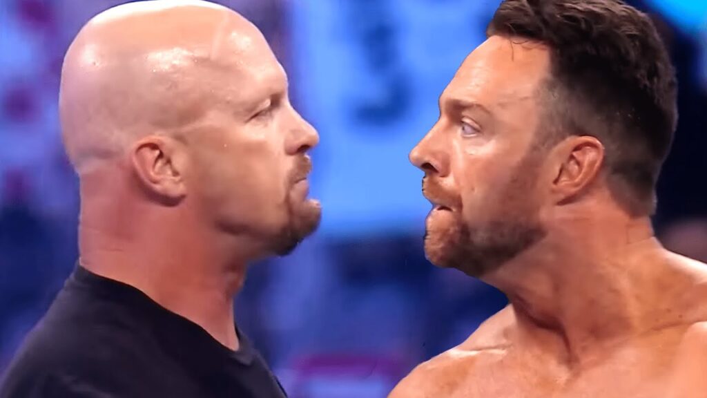 LA Knight quiere ser más grande que Steve Austin y The Rock L anight austin