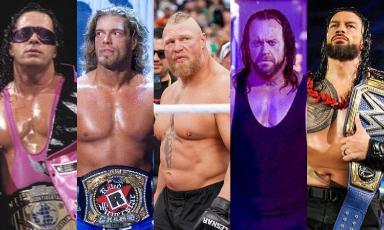 Edge Lesnar Hart Undertaker Roman