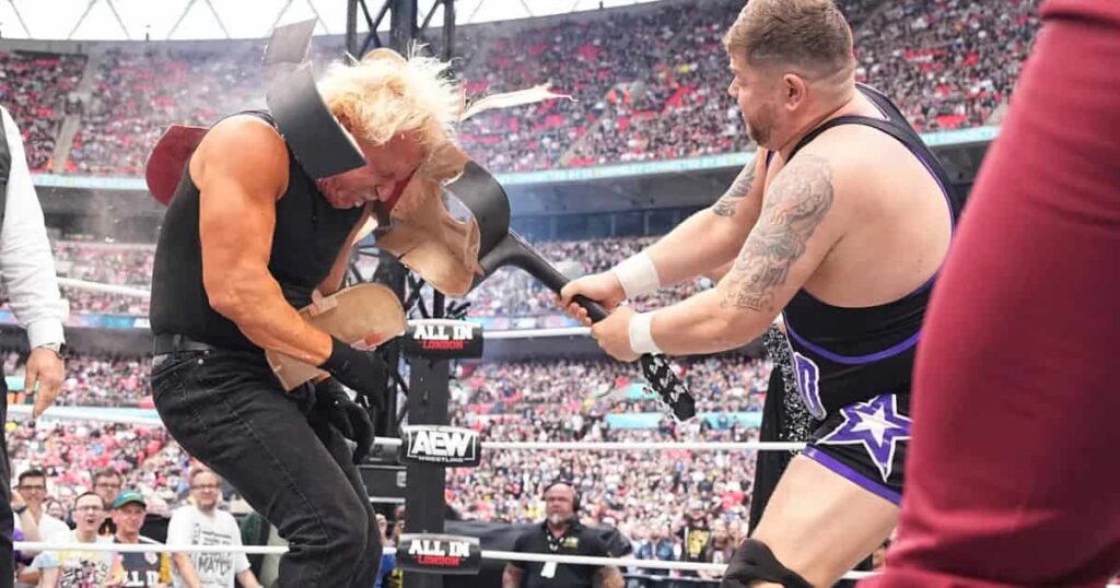 Revelan planes de lucha que se había discutido para AEW All In Grado Jarrett