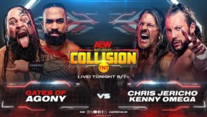 Resultados AEW Collision 9/30 - Jericho y Omega se unen para lucha en parejas