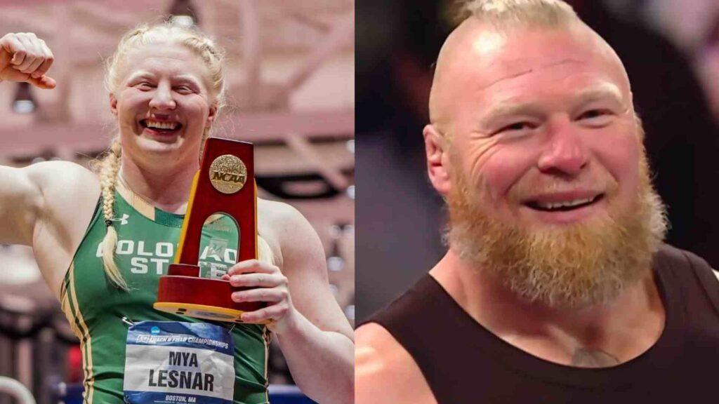 Mya Lesnar, Prodigio en Atletismo e Hija de Brock Lesnar, Conquista importante reconocimiento Brock Mya Lesnar