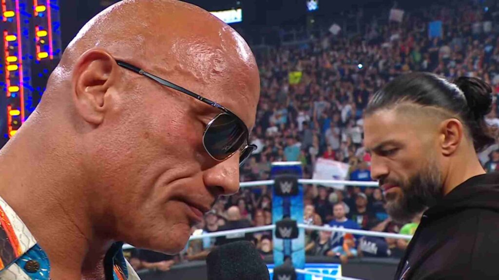 The Rock ha opacado demasiado a Roman Reigns en el camino a Wrestlemania 40, opina ex campeón Mundial de la WWE Rock Roman