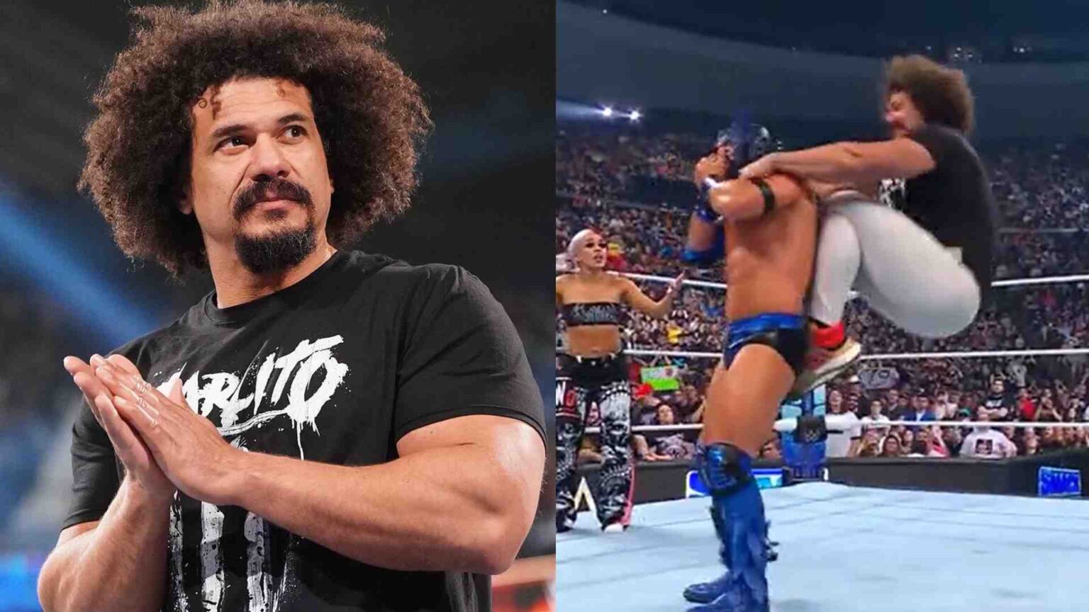 Veterano de 53 años culpa al equipo creativo de la WWE por la salida de Carlito Carlito