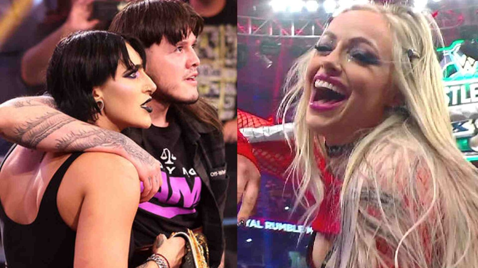 Dominik Mysterio revela la reacción de su esposa a sus romances con Rhea Ripley y Liv Morgan Dominik Rhea