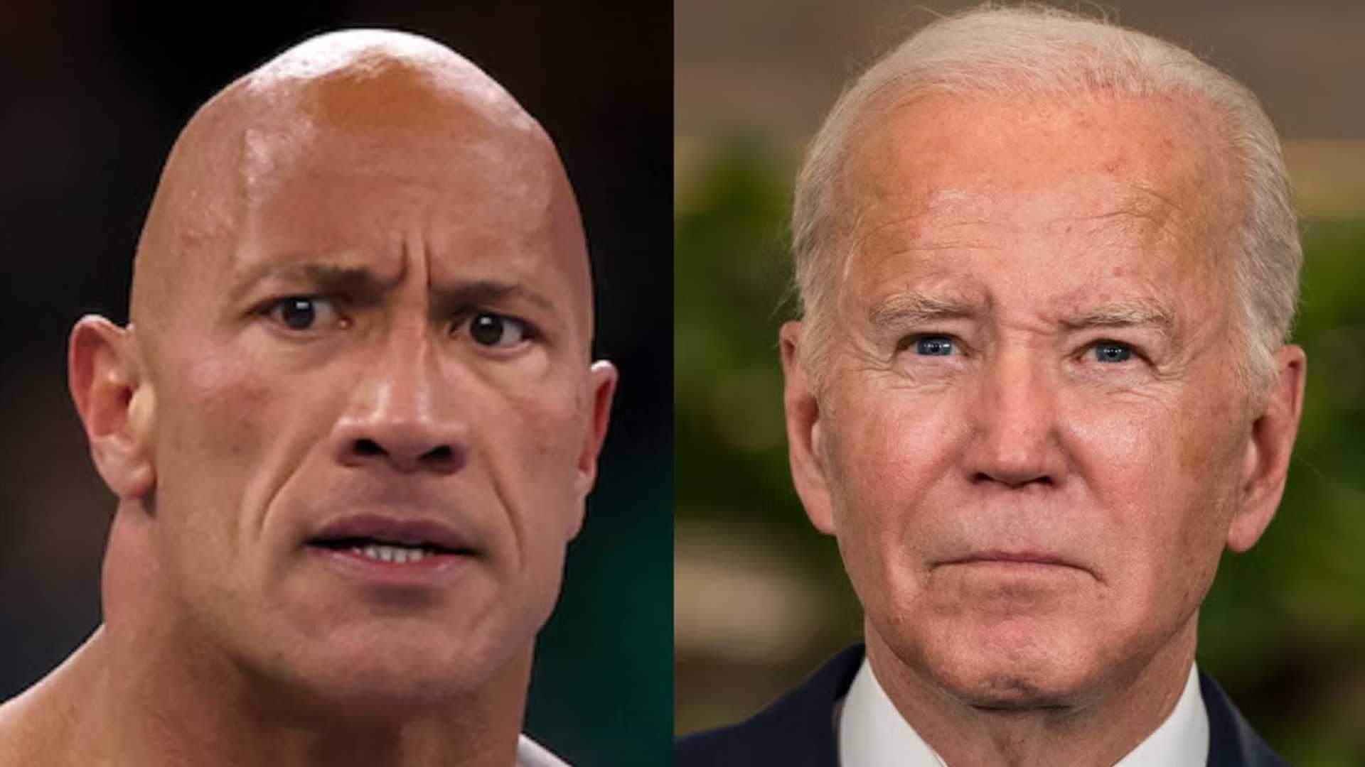 The Rock y Biden