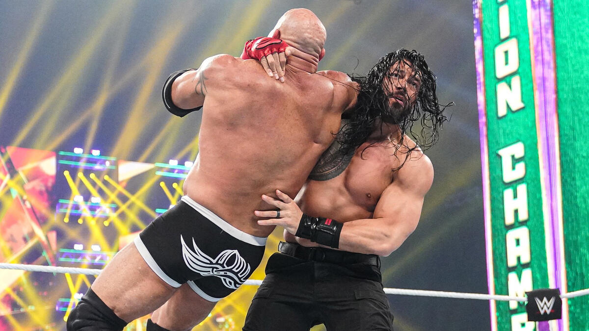 golberg vs Roman Reigns
