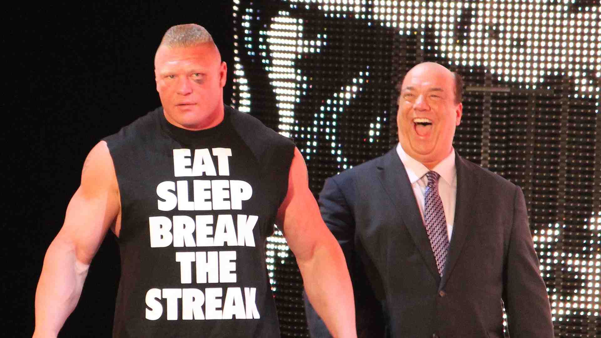 Lesnar y heyman