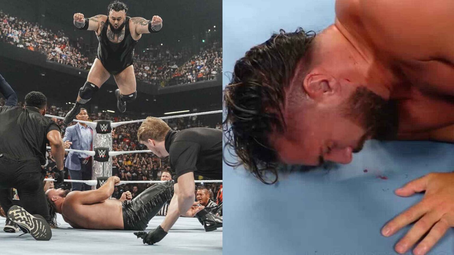 Se revela la verdadera razón del ataque brutal de Bronson Reed a Seth Rollins en WWE Raw Rollins Reed