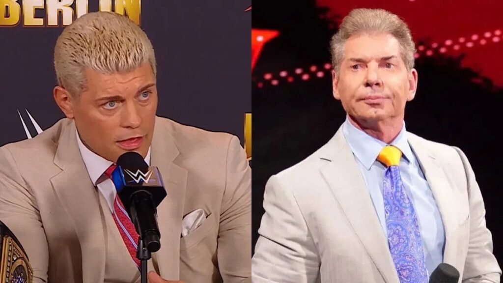 Cody Rhodes y Vince McMahon