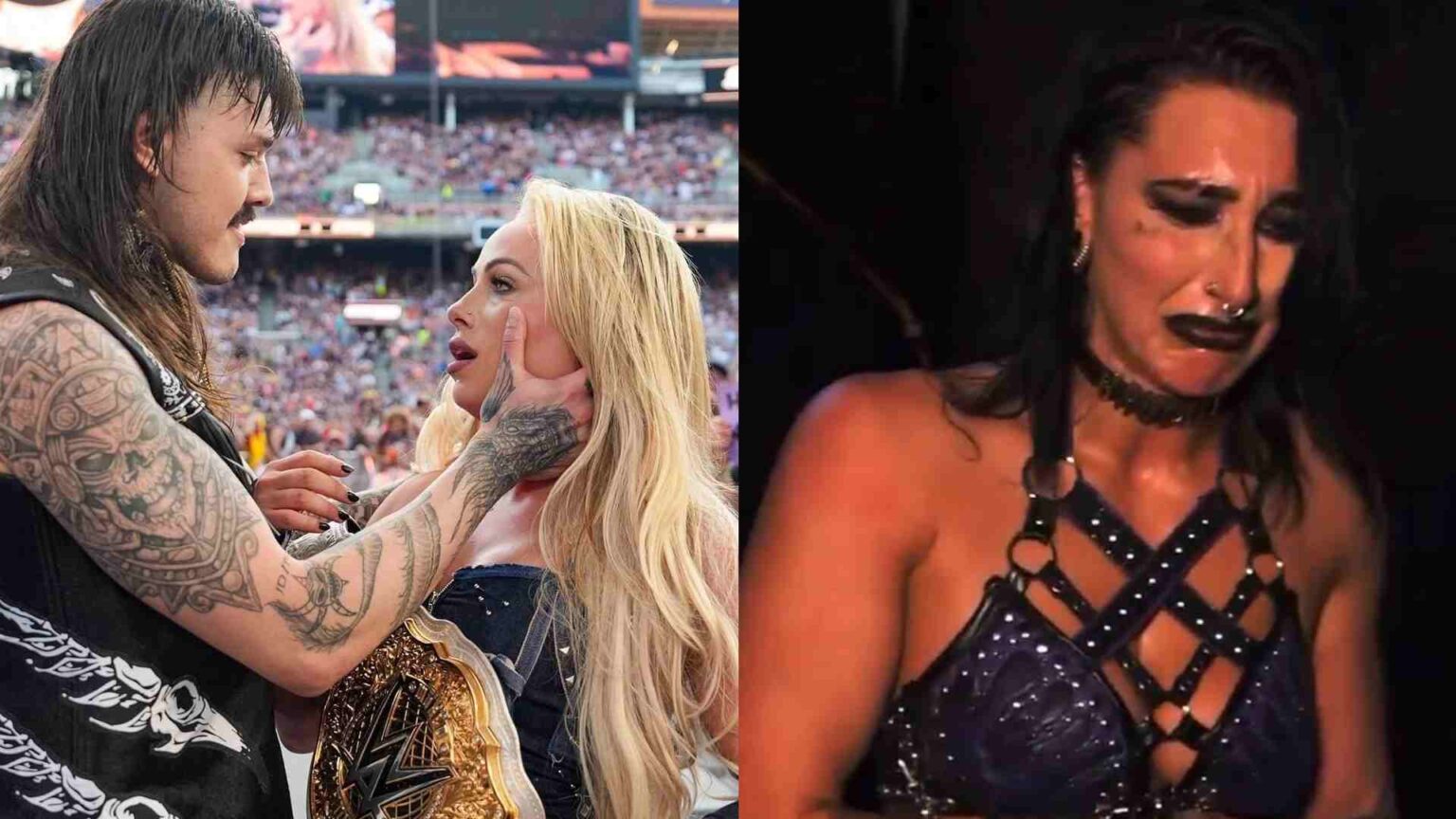 Rhea Ripley llora tras la desgarradora traición de Dominik Mysterio en WWE SummerSlam Rhea Dominik Liv