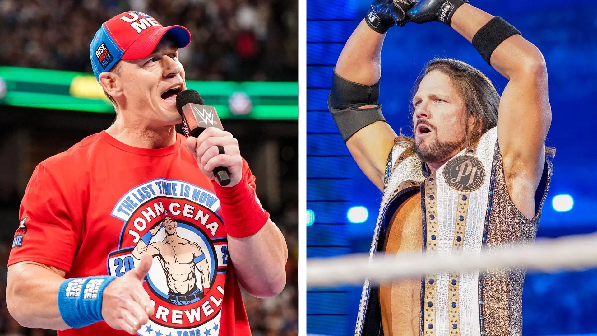 Cena y Styles WWE