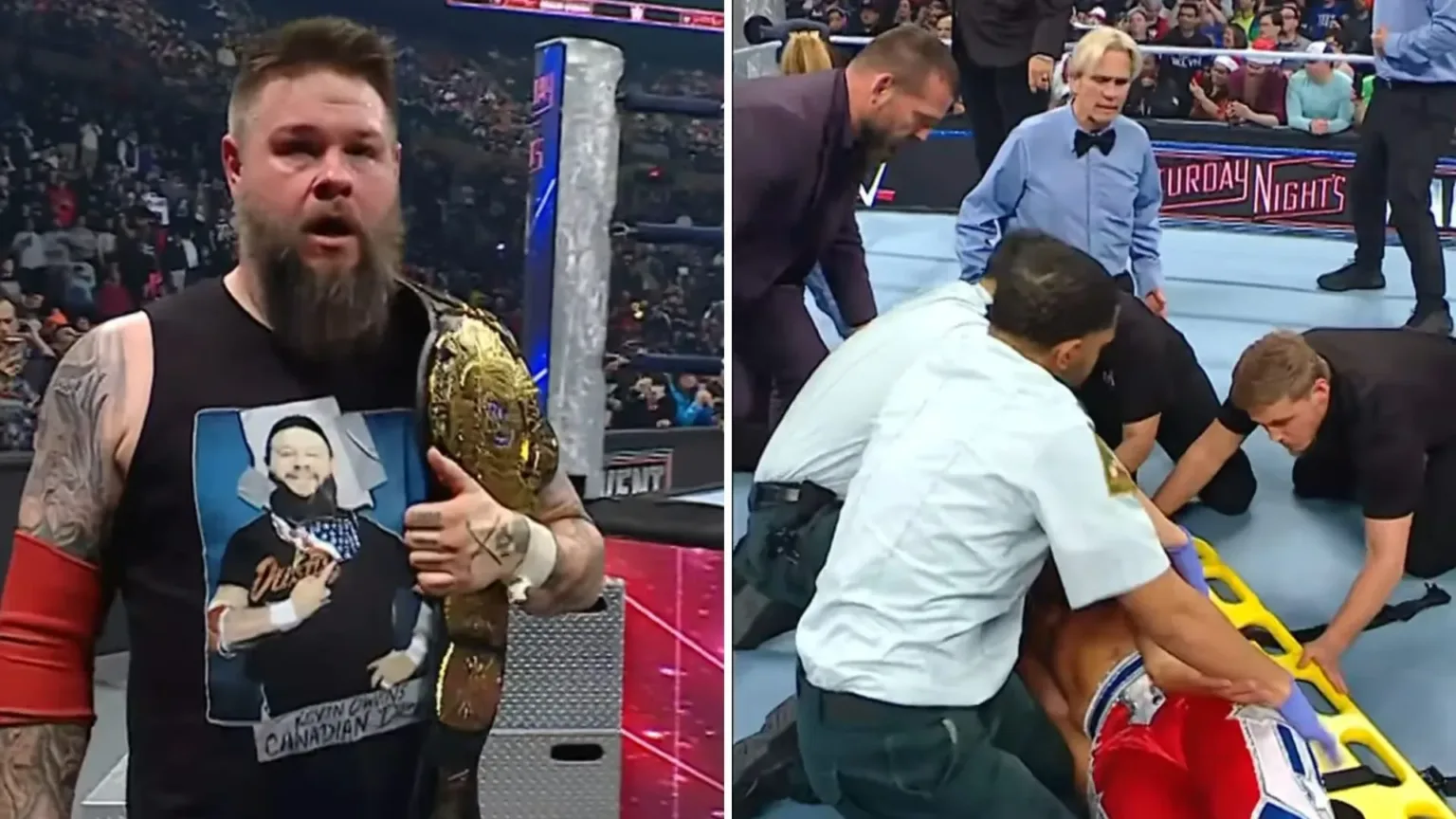 WWE emite un comunicado serio después de que Kevin Owens le robara el título Universal en Saturday Night’s Main Event 2024 Owens