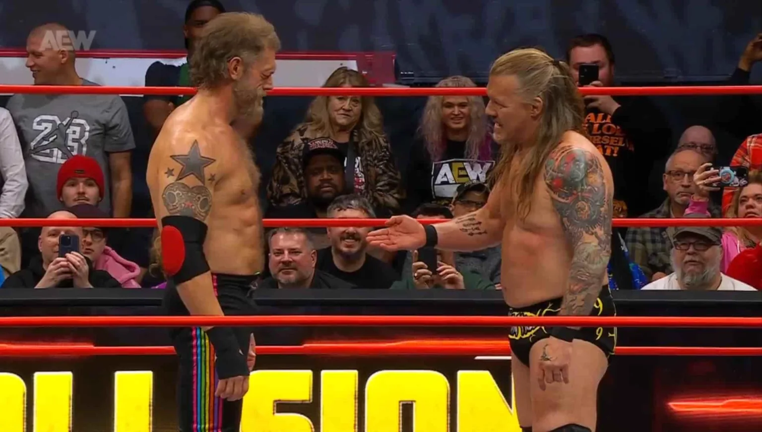 Resultados AEW Collision 1/4 – Rated FTR se miden a Jericho y su Learning Tree, Los Death Riders atacan al Rock N’ Roll Express Cope Jericho