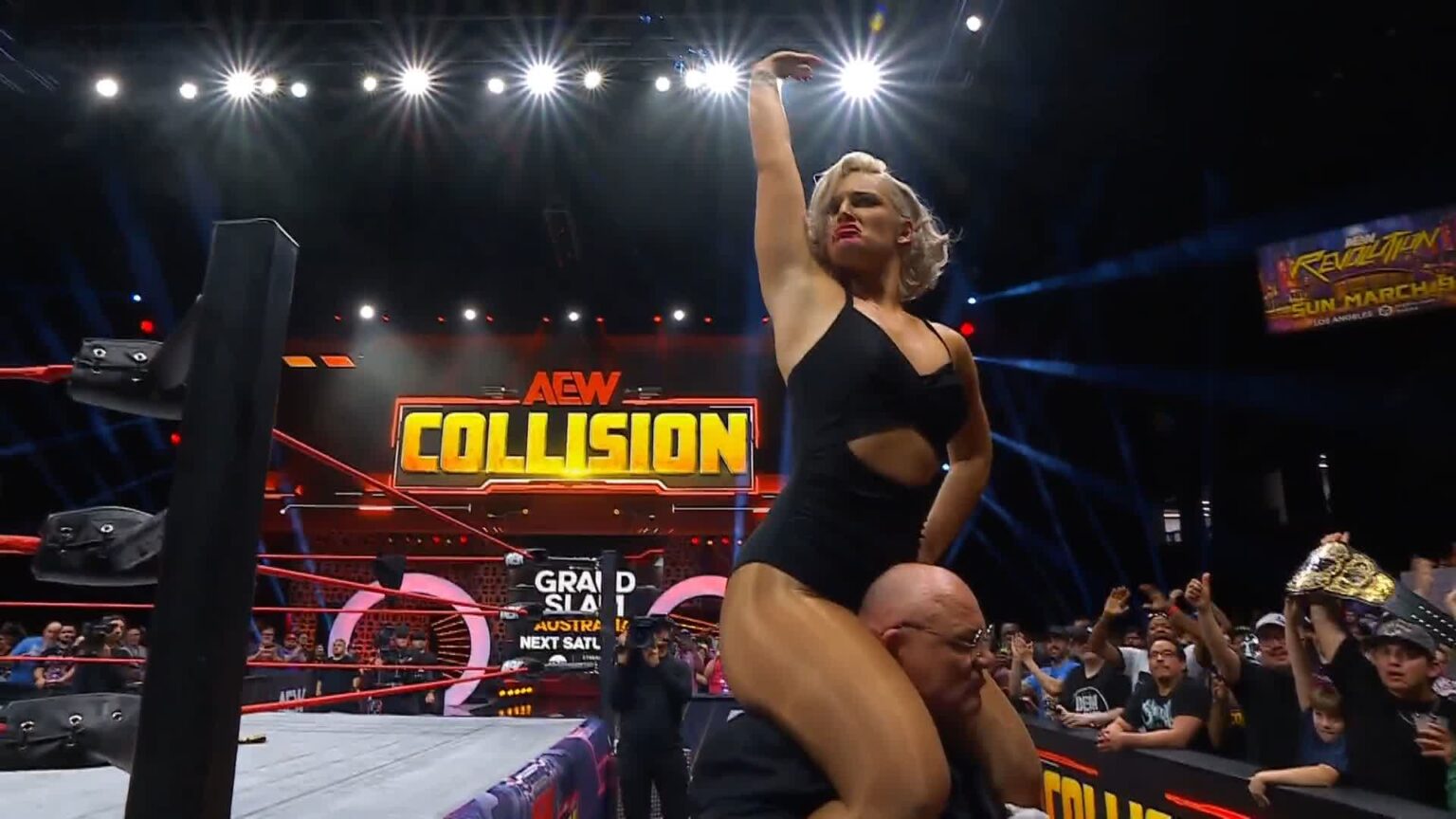 Resultados AEW Collision 2/8 Toni Storm