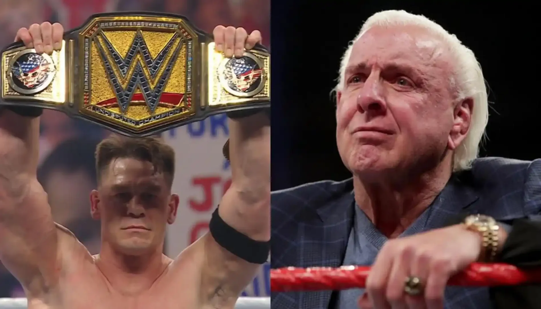 Ric Flair se prepara para romper el récord de John Cena después de WrestleMania 41, cree veterano de la WWE Cena y Ric Flair