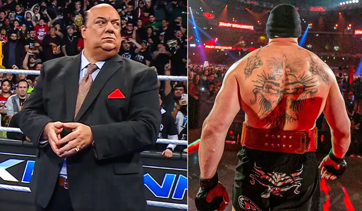 Heyman y Lesnar