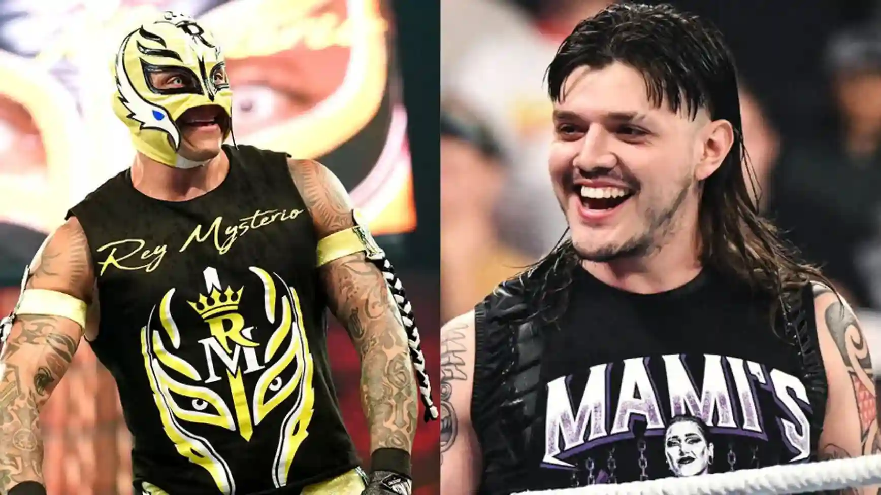 Rey y Dominik Mysterio