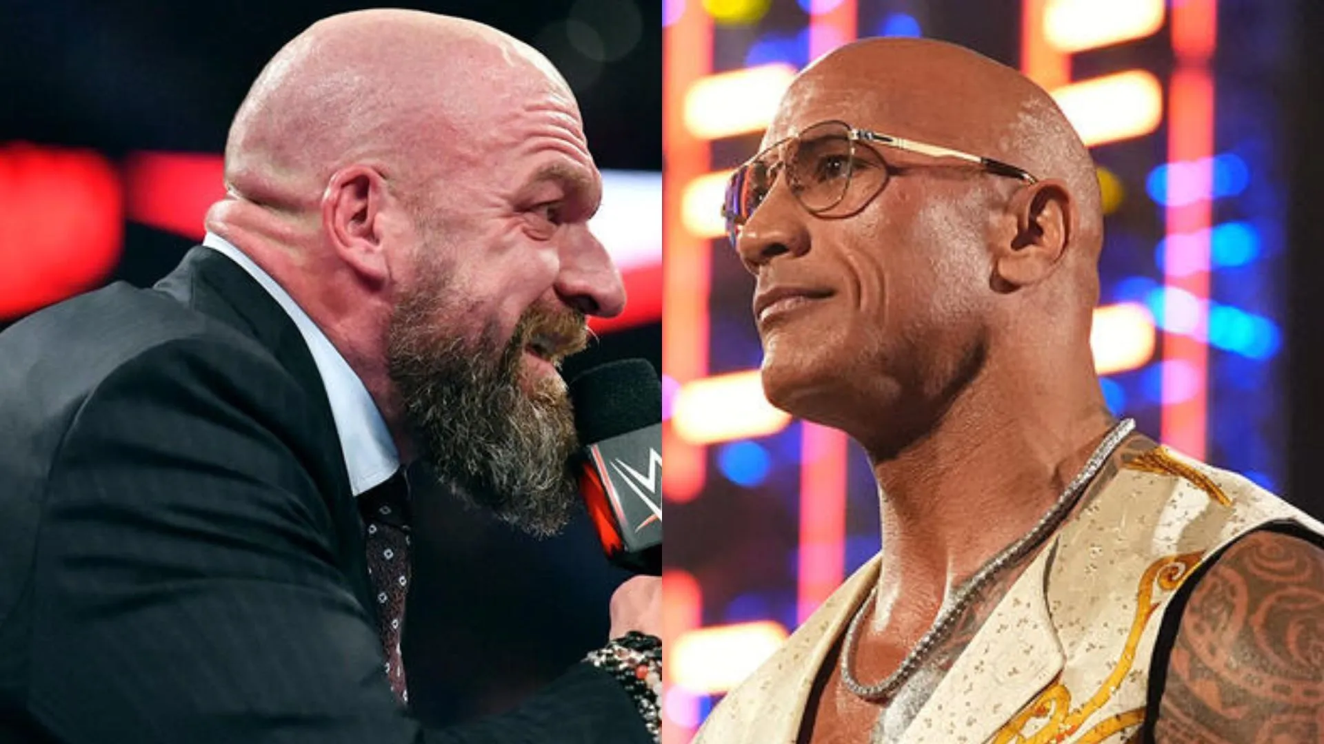 Triple H y The Rock