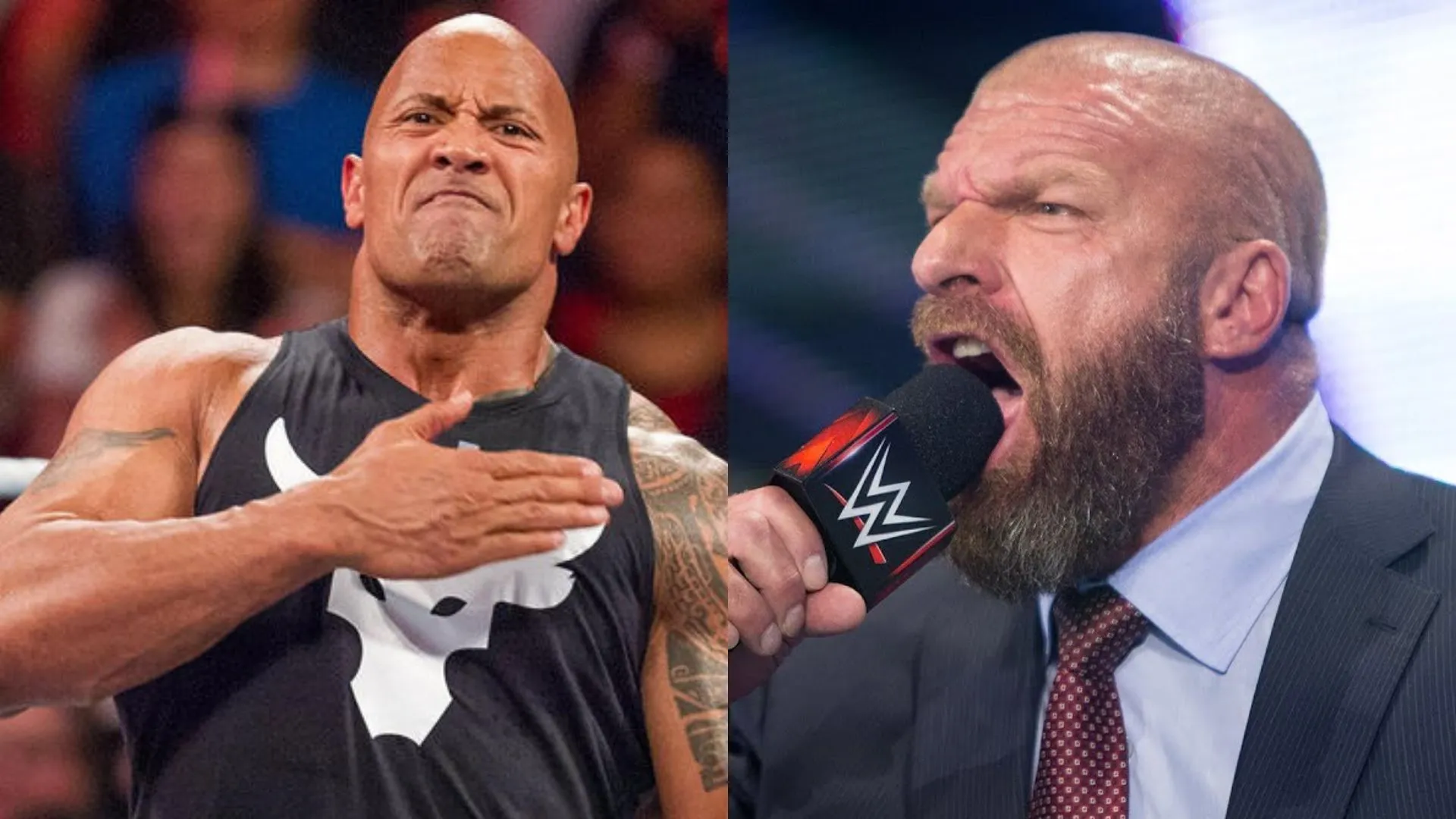 Triple H y The Rock