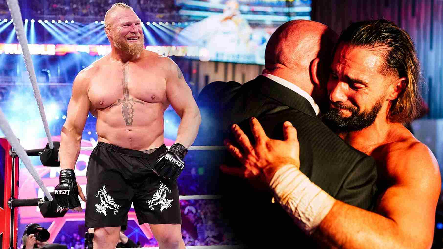 Rollins y Lesnar