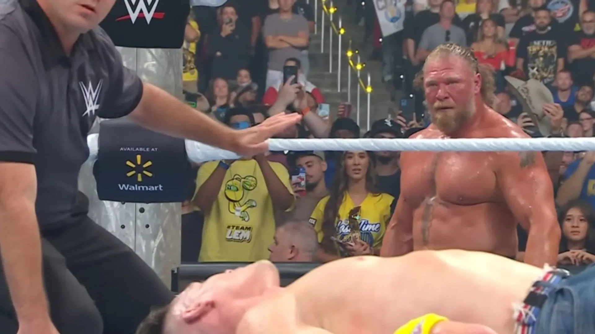 Cena y Lesnar