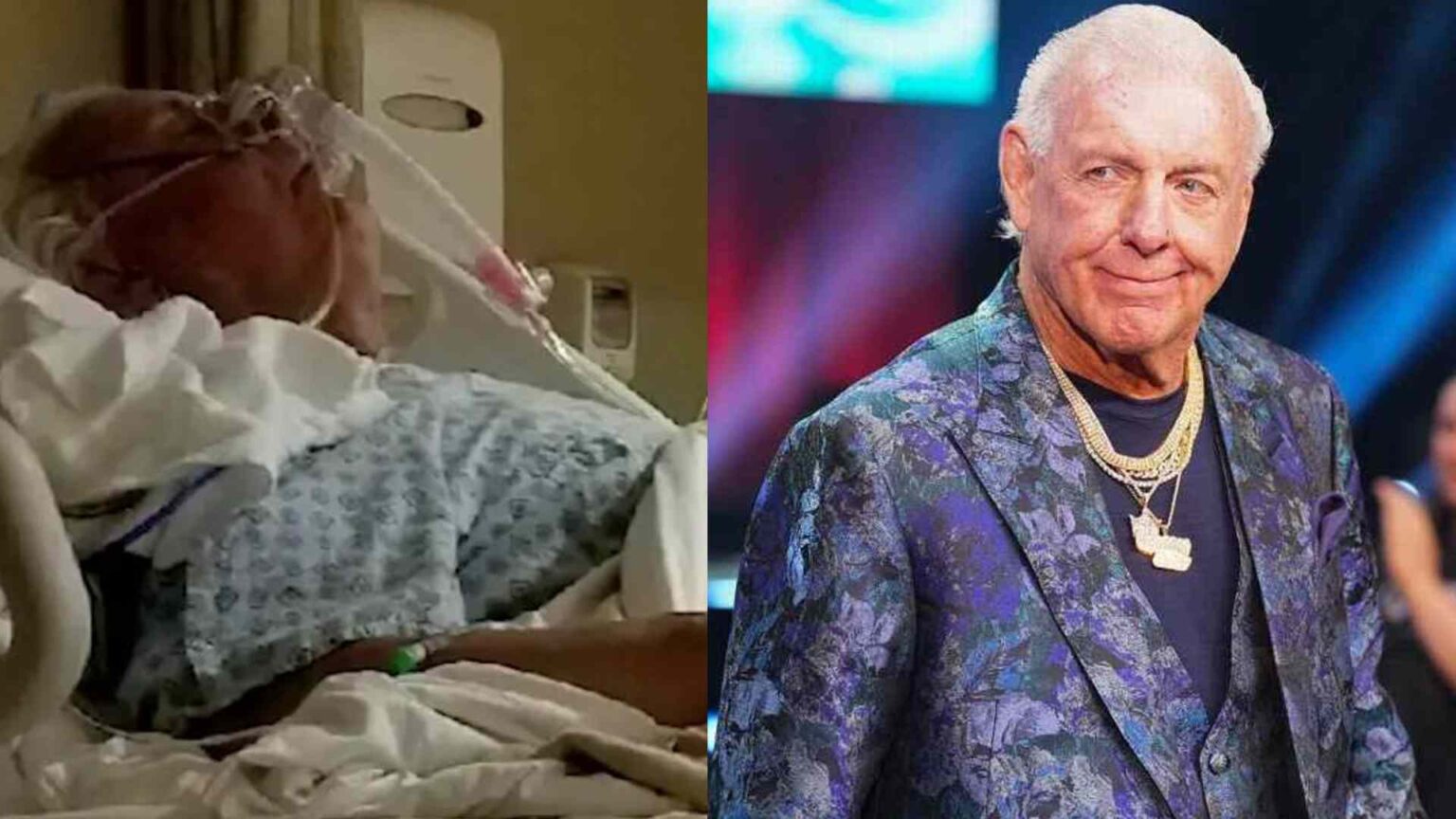 Ric Flair afirma que la WWE intentó tomar su nombre mientras estuvo hospitalizado Ric Flair