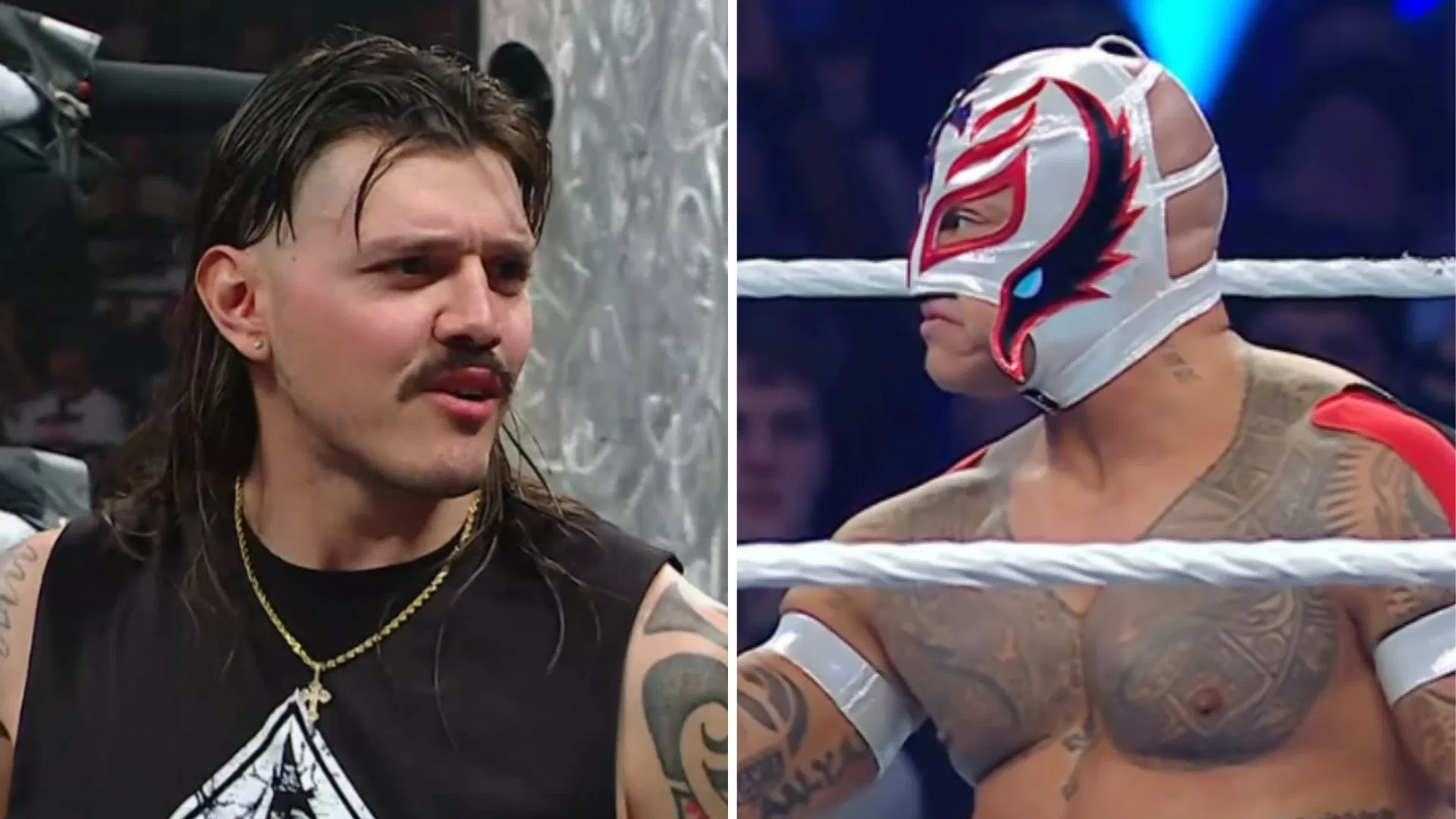 Rey y Dominik Mysterio