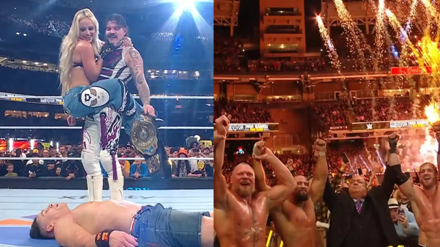 Resultados WWE Survivor Series WarGames 2025: Dominik Mysterio vence a John Cena, Team Vision se impone SSERies