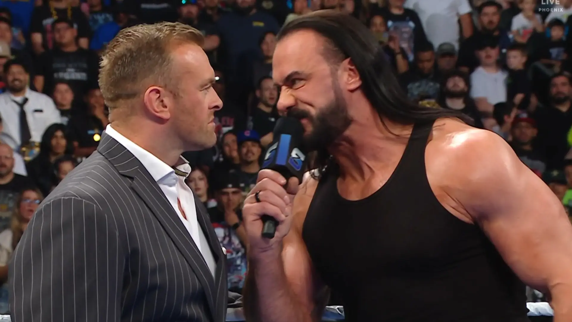 ¡Renuncia en vivo! Drew McIntyre abandona WWE SmackDown tras un fuerte altercado Drew en Smackdown