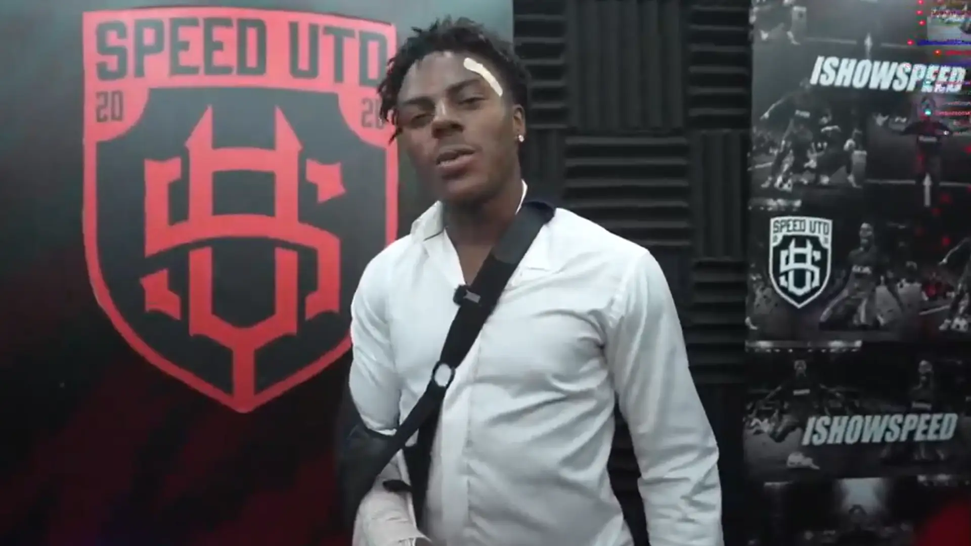 IShowSpeed muestra sus lesiones tras ser atacado por LA Knight antes de WWE Smackdown ishowspeed