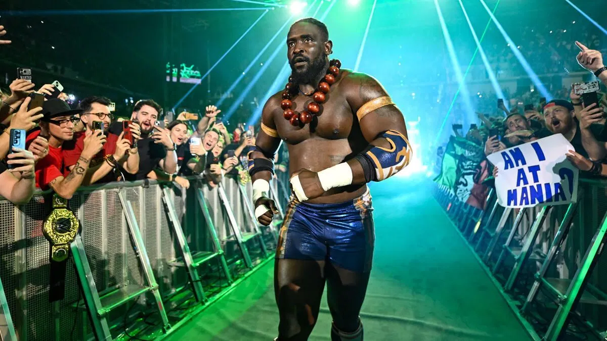 Oba Femi, la nueva cara de WWE: Fans lo eligen por encima de Roman, Cody y Punk Oba Femi