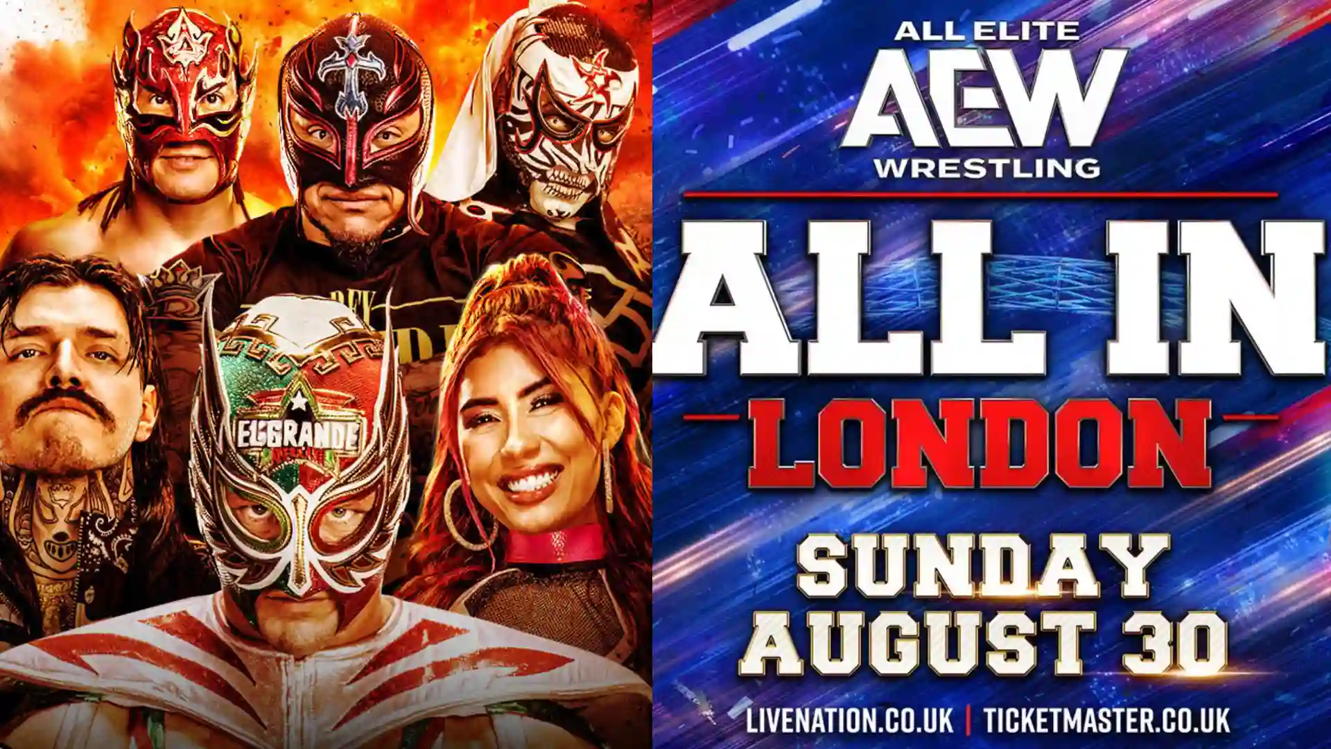 WWE acusada de sacrificar estrellas de AAA y NXT contra AEW All In AAA All In