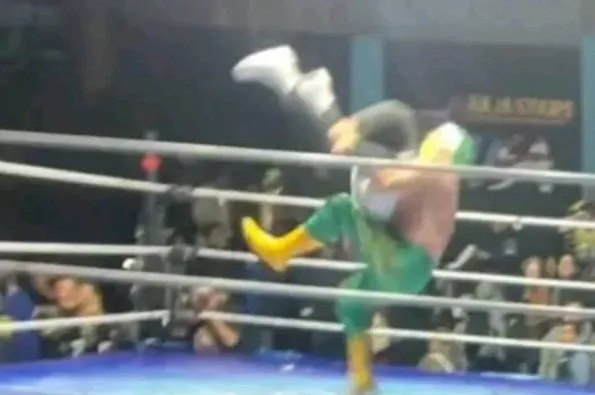 Captura del momento cuando se ejecutó la movida.