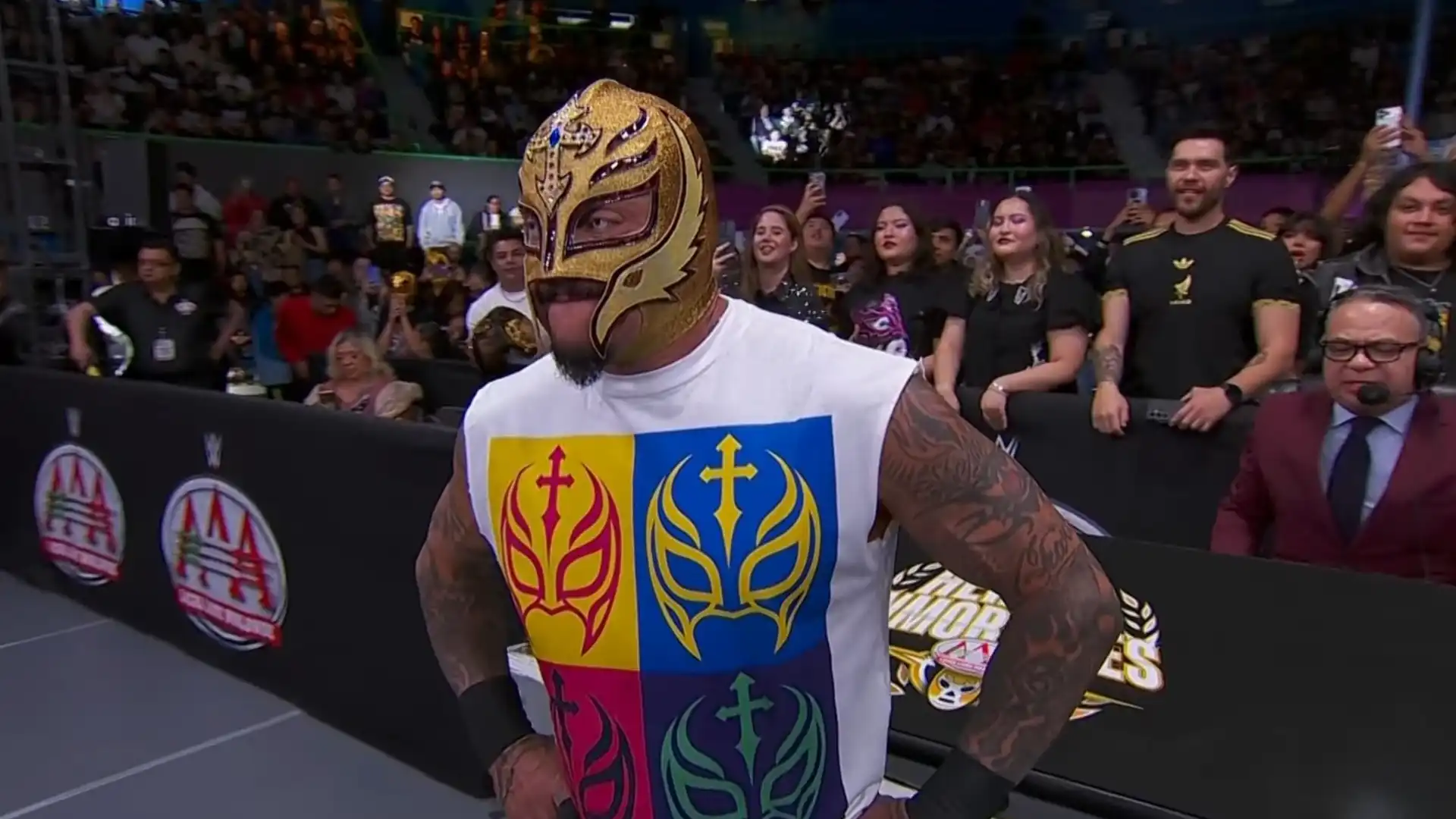 Resultados AAA Héroes Inmortales 2026: Rey Mysterio juega importante rol en combate Dominik vs Grande Americano Rey Mysterio